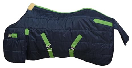 Sharplace Abbigliamento per Equitazione, Protezione Equina, Traspirante, Impermeabile E Caldo, per Cavalli, Abbigliamento Invernale per Esterni, 110 Cm
