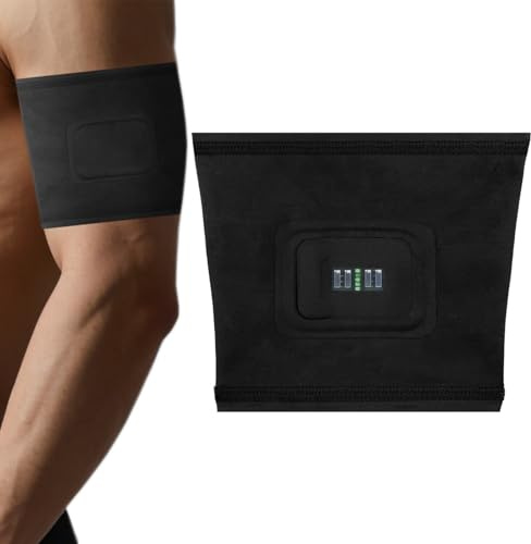 VANEST Arm Sleeve Accessory Compatible with Whoop 5.0 ONE/Peak/MG/Life and Whoop 4.0 Fitness Life Tracker, Health and Fitness Wearable Heart Rate Monitor Accessories (Black, Standard Size)