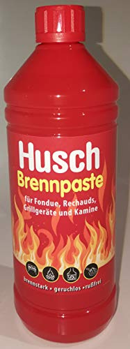 Husch - Pasta de combustión para fondue, hornillo y chimenea (1 L, 1000 ml)