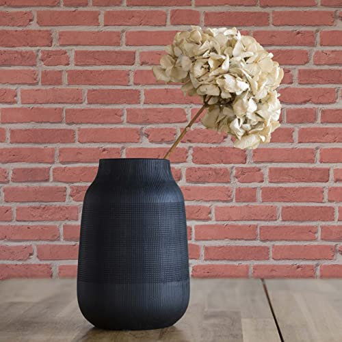TADESSI Tapet stenutseende Ricco M1-No.888 fibertapet röd beige stentapet för vardagsrum sovrum kök non-woven