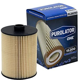Purolator PL26293 PurolatorONE Advanced Engine Protection Cartridge Oil Filter Compatible With 2018-2023 Volkswagen Atlas, 2020-2023 Volkswagen Atlas Cross Sport and 2012-2018 Porsche Cayenne