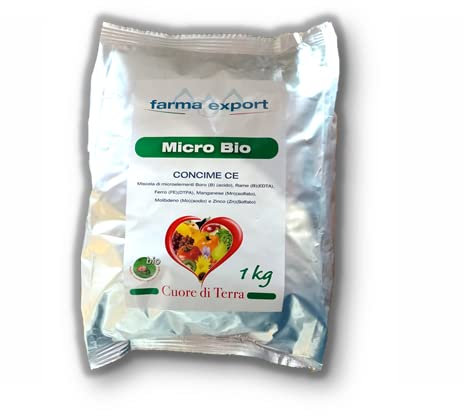 Micro Bio x 1. Concime microelementi Boro, Rame, Ferro, Manganese, Molibdeno, Zinco
