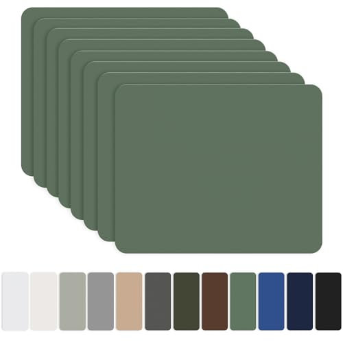 Nylon Selbstklebende Patches, OAZ 8 Stück 20x15cm Selbstklebender Wasserdichte Reparatur Patch, Nylon Flicken Selbstklebend Grün, für Zelte, Daunenjacke, Schlafsack, Tasche