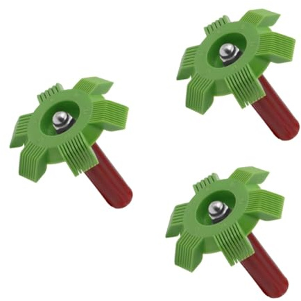 SHERCHPRY 3pcs Radiator Evaporator Fin Comb Tool for Air Conditioning Condenser Cooling Brush for Straightening Fins Suitable for Vehicles Efficient Cleaning and Maintenance Tool