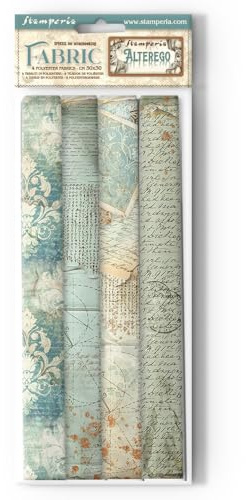 Stamperia Feuilles de Tissu, Multicolore, 30 x 30 cm