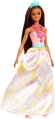 Barbie - Sirène Arc-en-Ciel Poupée Mannequin, FJC96, Multicolore/Orange