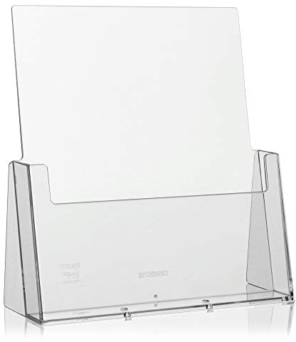 2 C230 stycken taymar DIN A4 broschyrhållare, broschyrstativ, transparent