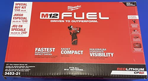 Milwaukee Electric - M12 Fuel 1/4 HEX Impact Driver KIT