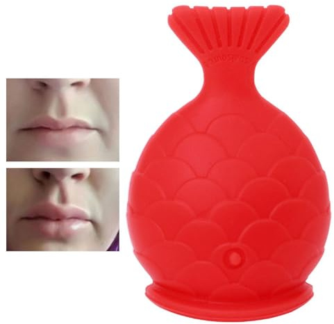 Repulpeur De Lèvres – Rehausseur De Lèvres En Forme De Poisson De Taille Portable Améliorant La Chute Des Lèvres, Aspiration Plus Pulpeuse, Ventouse Plus Dodue, Outil D'aspiration Plus Dodu En Silicon