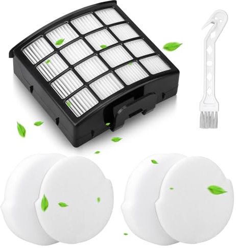 Kigniote NZ850UK Filters for Shark Lift Away Bagless Upright Vacuum 1 HEPA Filter+ 2 Foam & Felt Filters Replacement Filter for NZ850UK NZ850UKT NZ860UK NZ860UKT AZ912UK AZ912UKT AZ913UK AZ913UKT