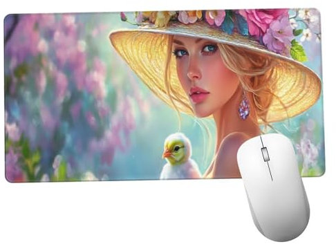 Color Alfombrilla Ratón 1400x600x3mm Alfombrilla Raton XXL con Base de Goma Antideslizante,Accesorios Gaming Princesa,Ordenador Gamer Regalos,Mouse Pad Gaming Mejora La Precisión Y La Velocida Y1080