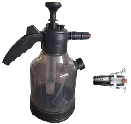 F Fityle Spruzzatore Portatile con Pompa per Schiuma da Neve, flacone Spray Portatile con Due ugelli, spruzzatore schiumogeno per Lavaggio finestre, Animali