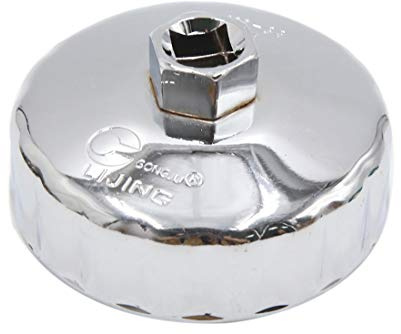 Sourcingmap 18 Flutes 86mm Inner Dia Car Oil Filter Wrench Cap Tool Remover | Stainless Steel, Remover Tool