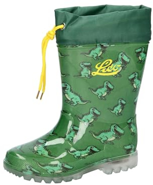 Lico Power Blinky, Stivali in Gomma, Verde/Giallo, 30 EU