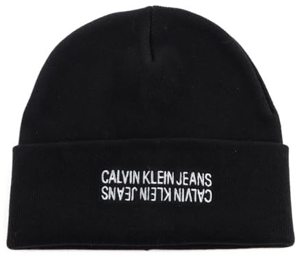 Calvin Klein CKJ Mirror Logo Beanie Black