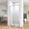 Huiyang 1000mm Bi-Fold Glass Shower Screen Modern Shower Enclosure Reversible Folding Shower Cubicle Door