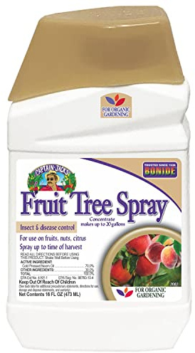 Bonide Captain Jack's Fruit Tree Spray, 16 oz Concentrate, Insect & Disease Control Spray for Organic Gardening