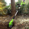 Samnuerly Akku-Bodenhacke, 20V Gartenhacke, leichte Elektro-Bodenhacke Grubber, Arbeitsbreite 10 cm, Tiefe 25 cm, Drehzahl 250 U/min, ergonomischer Handgriff (Grün) (Grün)