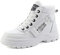 Yeeteepot Botas para Mujer Invierno Cálido Nieve Botines Blanco 38 EU = 39 CN