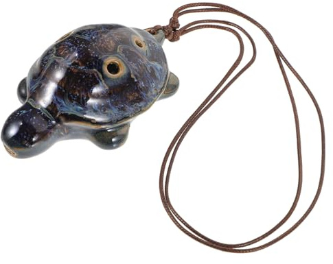 Vaguelly 6foro Turtle Shaped Ocarina Strumento Portatile Per e Principianti Ocarina Facile Per Primi