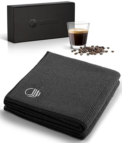 JODORA 2 Barista Tücher extrem saugstark - Siebträger Zubehör - 30x30cm für Siebträgermaschine & Dampfwalze - Barista Zubehör