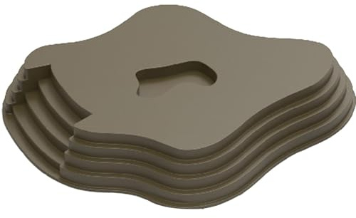 Reptilskål, vattenrätt för reptilbehållare Turtle Feeding Plate