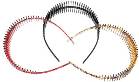 WOONEKY 3piezas Diadema Oxford Forma Diadema Para Niña Color Negro Material De Calidad Para Uso Diario y Ocasiones Especiales Adorno Cabeza Accesorio Cabello
