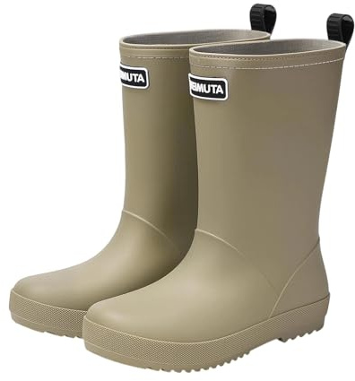 Bottes de pluie légères et moyennes, antidérapantes, adaptées pour la randonnée, le camping et le wading, Vert armée., 39 EU