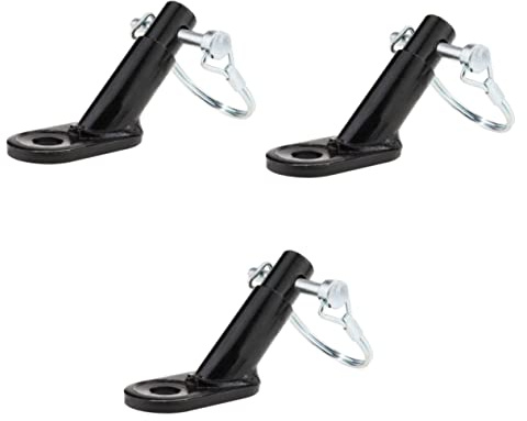 INOOMP 3pcs Iron Bike Hitch Coupler for Bike Trailer Attachment for Towing Suitable for Pets and Cargo Easy to Install Sturdy Iron Construction Secure Locking Mechanism