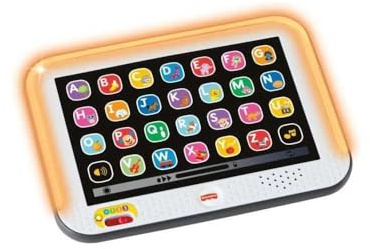 Fisher-Price Jouet Ma Tablette Éveil Progressif Rires et Éveil avec Musique et lumières, pour Enfants à partir de 1 an, Version française, HXB67