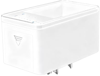 Alimentador automático de peces, dispensador de alimentos de tanque de programación, comedero de pecera para viajes de negocios, vacaciones, trabajo extra, solución de ahorro de tiempo, control de