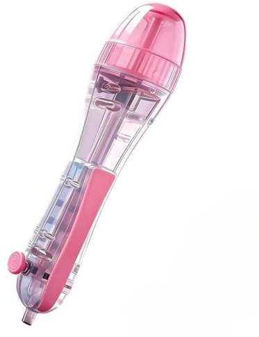 JHAZUN Strumento Per Perline Da Stirare 2.6mm,Penna Per Perline Fuse, Distributore Di Perline Fuse, Per Creare Gioielli, Decorazioni Fatte In Casa E Per Altre Idee(Rosa)