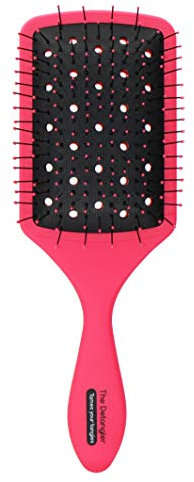 The Detangler Blow Dry Vented Paddle Styling Hair Brush, Melon, 1 Count, (Pack of 1)
