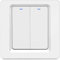 LNL WiFi Smart Light Switch, Alexa Smart Light Switch with Remote Control and Timer, Compatible with Alexa, Google Assistant and IFTTT, Easy Installation, Neutral Wire Required (1 Way 2 Gang)