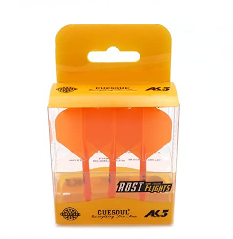 CUESOUL ROST Personalisierte integrierte Dartschäfte und Dartflüge in Strangform, Set mit 3 Stück (CSAK-510XSYS)