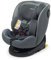 Foppapedretti Seggiolino Auto Circle I-Size, Seduta Girevole a 360°, per bambini da 40 a 150 cm di altezza, 0-12 anni, conforme ECE R129, Fissaggio Isofix e TopTether, Safe Body Protection, Silver