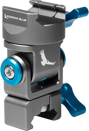 KONDOR BLUE NATO to NATO Swivel Tilt Monitor Mount (Pan/Tilt) | Space Gray