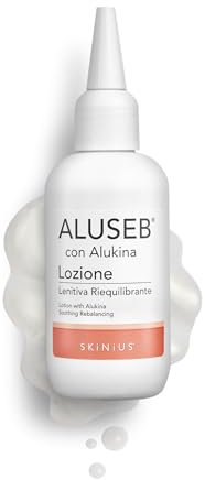 Aluseb - Lozione per Dermatite Seborroica cuoio capelluto con Alukina e Pantenolo - Ideale per la Detersione della Cute di Viso e Corpo - 75ml