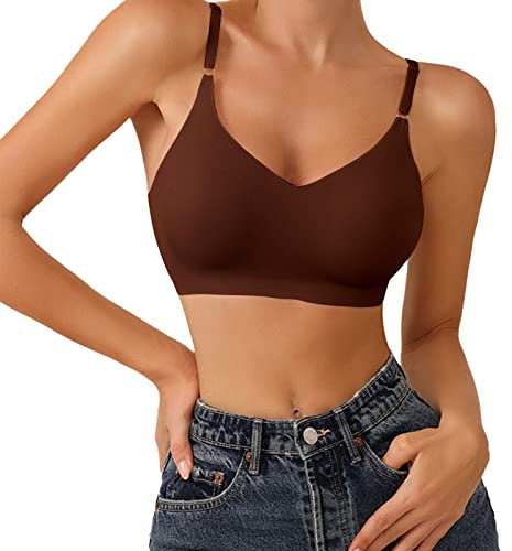 Damen Kleidung Sale, BHS, BH Damen Ohne Bügel Push UP BH Große Brüste Starker Halt Nahtloser BH Bequemer Soft BH Seamless Sport Yoga BH Klassische Bra, Angebote des Tages