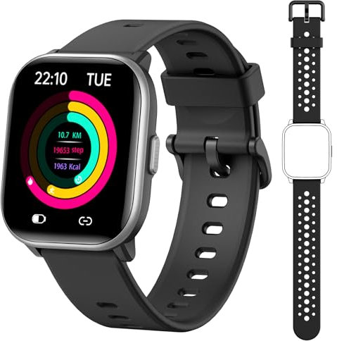 Kinder Smartwatch für Mädchen Jungen mit 19 Sportmodi, Fitness Aktivitäts Tracker mit Schlafverfolgung, Herzfrequenzmonitor,Schrittzähler,IP68 wasserdicht,Geschenke für Jungen im Alter von 6-15 Jahren
