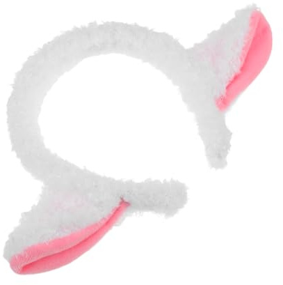 TOVINANNA Fascia Per Capelli Forma Di Agnello Fascia in Peluche Orecchie Di Agnello Orecchie Di Pecora Per Feste Di Compleanno Pasqua e Halloween