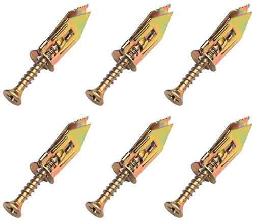 45 Sätze Hohlraumdübel,Schraubdübel,Gipskartonschrauben,Spreizdübel und Schrauben für Trockenbau,Gipskartondübel