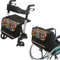 SENIORI Rollator/Rollstuhl Tasche Rollatortasche Rollstuhltasche Universal (6F. Folklore - Flex)