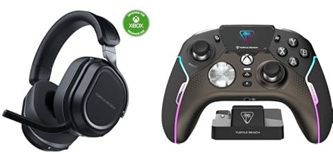 Turtle Beach Stealth 700X Bundle - Kabelloses Gaming-Headset mit CrossPlay, Niedriglatenz-Technologie und Anpassbarem Dashboard für Xbox, PC, Android und Smart TVs