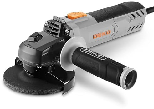 Angle Grinder Power Tool: DEKOPRO 115mm 900W Corded Electric Angle Grinder for Cutting,Polishing and Grinding Short Handle
