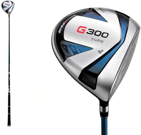 Vänster- eller högerhänt #1/3/5 trä golfklubb med 10,5–18 graders loft golfdriver golf hybrid järnljus R/S kolaxel Fairway Woods (höger, #5 (R kol))
