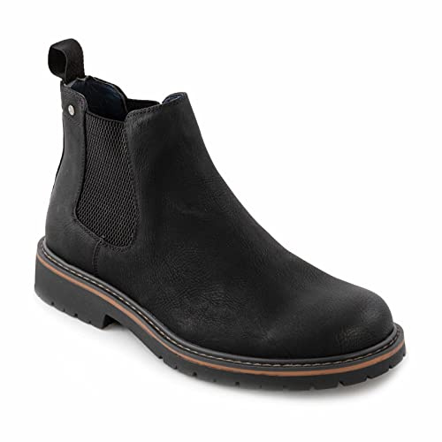 Toocool Stivaletti Uomo Scarpe Chelsea Beatles Polacchine Anfibi Eleganti Y103 [43,Nero]