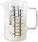 wenco Glas-Messbecher 500 ml - Messkanne mit Zwei Skalen und verschiedenen Maßeinheiten, transparent, hitzebeständig, ideal für präzises Abmessen von Flüssigkeiten und Zutaten, spülmaschinengeeignet