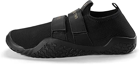 Deadlift Shoes Cross-Trainer|Zapato Descalzo y Minimalista|Zapatos de Fitness Negro 42 EU