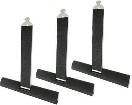 casmartis Rolladen Aufhängefeder mit Filz-Beschichtung für Kratzschutz und leisen Lauf - universal Stahlbandaufhänger Rolladen für Mini & Maxiprofile bis 52 mm | 6er Pack